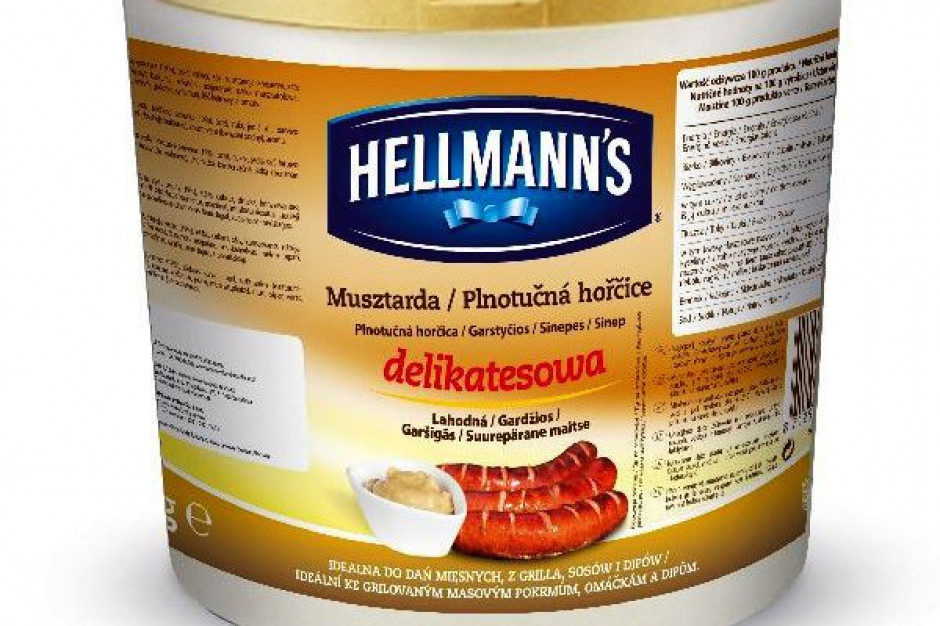 Musztarda delikatesowa Hellmanns dla gastronomii