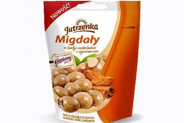 Jutrzenka wprowadza bakalie w białej czekoladzie