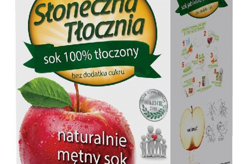 fot. Słoneczna Tłocznia Mętne soki Słoneczna Tłocznia podbijają sieci handlowe