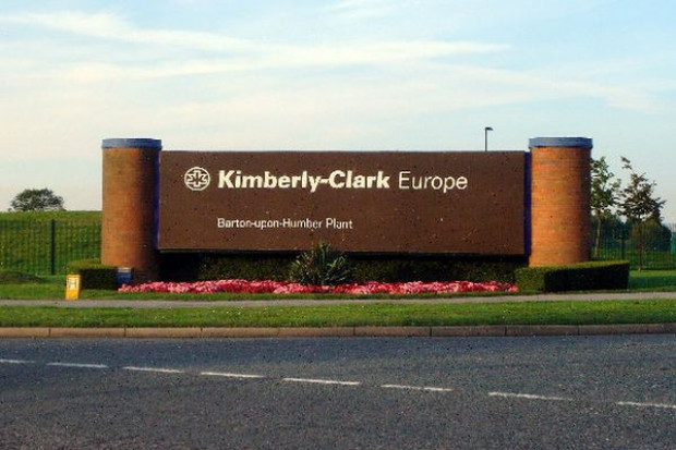 Brytyjska fabryka koncernu Kimberly-Clark, fot. wikimedia Kimberly-Clark wycofał się z produkcji w Polsce