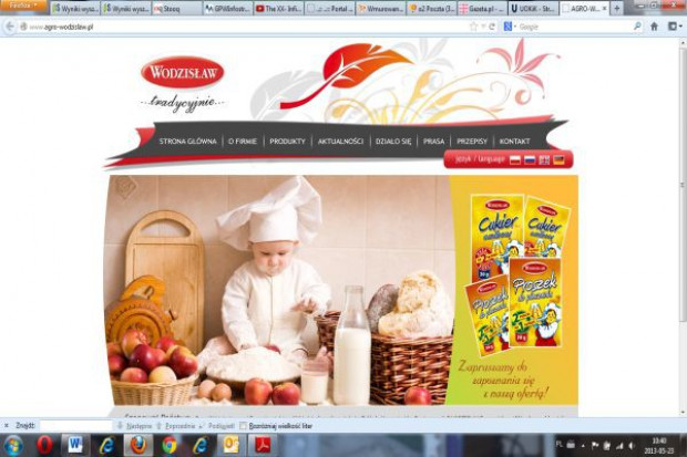 Firmie Agro-Wodzisław brakuje pieniędzy na promocję swoich produktów Producent galaretek, deserów i dań gotowych, Agro-Wodzisław, liczy na inwestora
