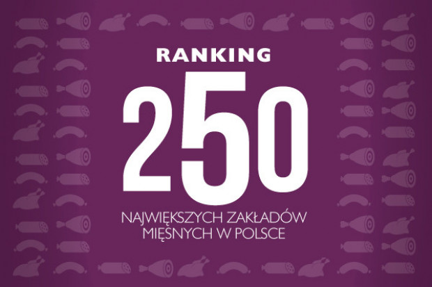 Ranking 250 największych zakładów mięsnych w Polsce - edycja 2013