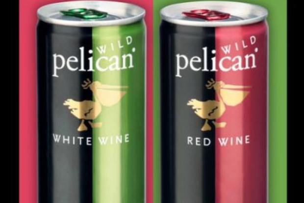 Jako pierwsi wina marki Wild Pelican w takich puszkach mogą spróbować Brytyjczycy fot. Ball Europe Wino w puszkach podbija brytyjski rynek