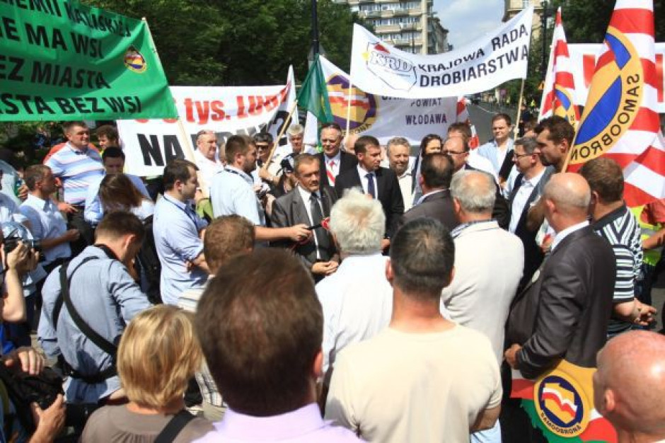Zwolennicy uboju rytualnego demonstrowali w Warszawie (galeria zdjęć)