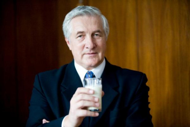 Waldemar Broś, prezes Krajowego Związku Spółdzielni Mleczarskich /fot.żelaznastudio Prezes KZSM: Nie można dopuścić do załamania produkcji mleka