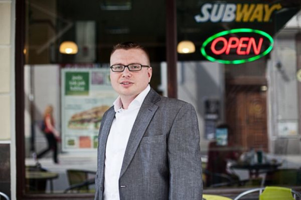 Martin Princ, odpowiedzialny za rozwój marki Subway w Europie Środkowo-Wschodniej; fot. Subway / materiały prasowe Subway będzie mieć 100 lokali w Polsce na początku 2014 r.