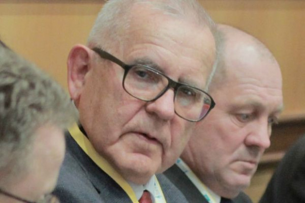 Na pierwszym planie: prof. dr hab. Andrzej Pisula z Zakładu Technologii Mięsa SGGW (fot. PTWP) Prof. Pisula na VI FRSiH: W branży mięsnej wciąż można osiągać dobre wyniki