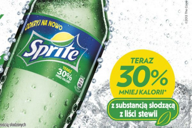 Coca-Cola wprowadza do Polski napój Sprite, który obok cukru zawiera dodatek słodzika naturalnego pochodzenia, pozyskiwanego z liści stewii Coca-Cola wprowadza do Polski napój Sprite ze stewią