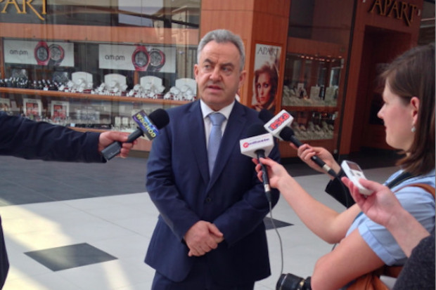 Konstanty Strus, prezes PB Konstanty Strus, inwestor Galerii Siedlce Konstanty Strus otwiera Galerię Siedlce