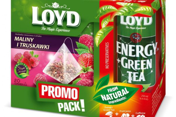 fot. materiały prasowe Loyd rusza z promocją herbaty w piramidkach i napojów energetyzujących