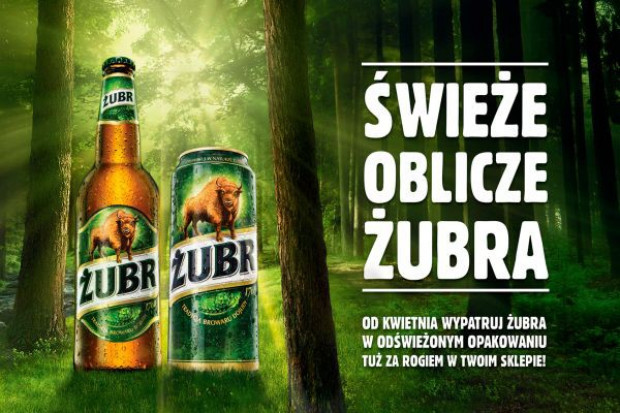 fot. materiały prasowe Nowe oblicze opakowań piwa marki Żubr