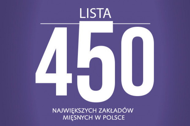 Lista 450 największych zakładów mięsnych w Polsce - edycja 2014