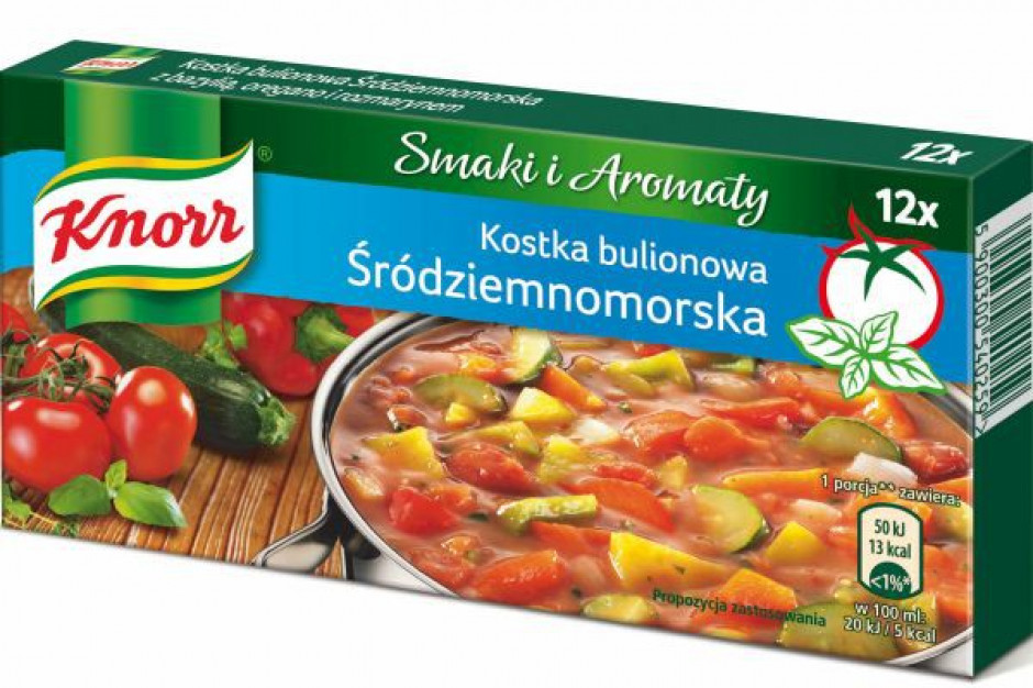 Knorr przedstawia kostki bulionowe do drugiego dania