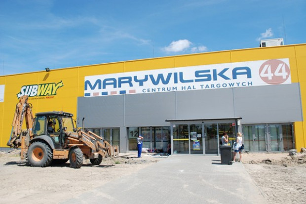 Pierwszy etap rozbudowy centrum potrwa do października Ruszyła rozbudowa CH Marywilska 44