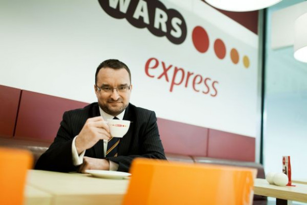 Paweł Dudek, prezes spółki Wars SA Wars planuje rozwój sieci barów stacjonarnych
