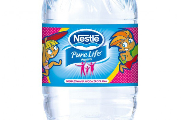 Nowy wygląd wody Nestle Pure Life w wersji dla dzieci Nestle kontynuuje rebranding wody Aquarel na Pure Life