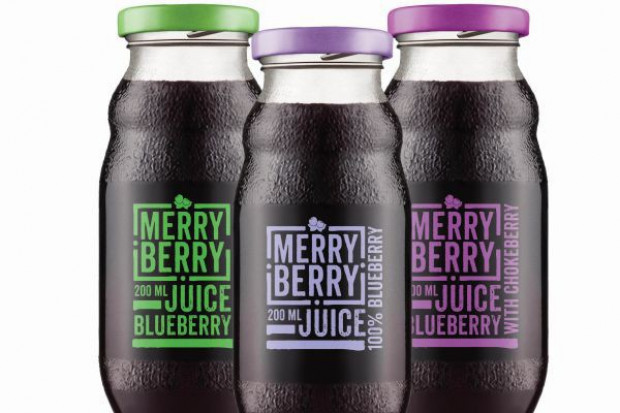 Soki Merry Berry; fot. milbor Firma Milbor inwestuje w soki borówkowe Merry Berry