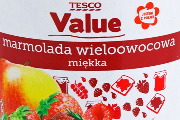 Marmolada wieloowocowa marki Tesco Value, fot. Tesco Tesco rusza z ofensywą na rynku taniej marki własnej