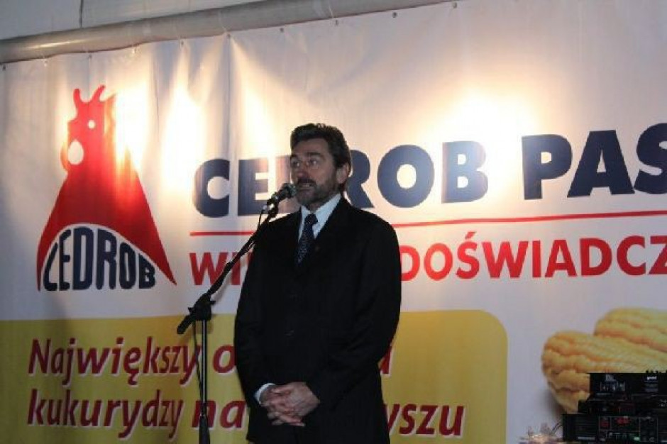 Andrzej Goździkowski, prezes Cedrobu Cedrob rozpoczął budowę największego w Polsce zakładu produkcji pasz
