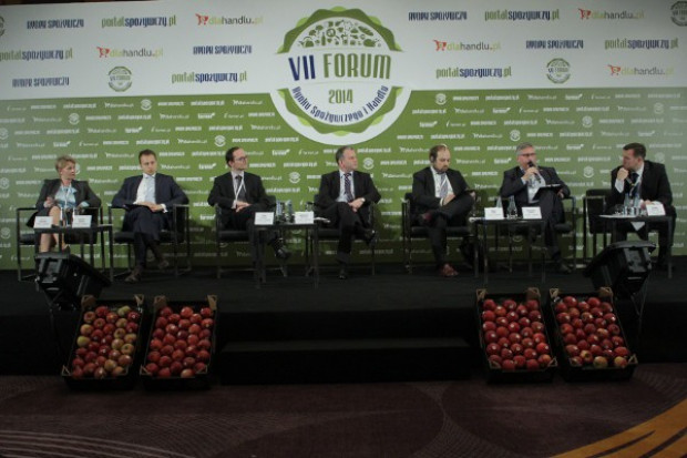 Uczestnicy panelu "Handel i dystrybucja. Rynek nigdy nie jest zamknięty raz na zawsze" (fot. PTWP) VII FRSiH: Na rynku handlowym jest miejsce na nowe pomysły