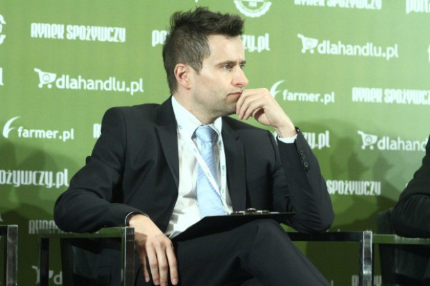 Maciej Herman, dyrektor sprzedaży i marketingu Lotte Wedel podczas VII Forum Rynku Spożywczego i Handlu (fot. Paweł Pawłowski/zelaznastudio.pl) VII FRSiH: Lotte Wedel w przyszłym roku zwiększy nakłady na inwestycje