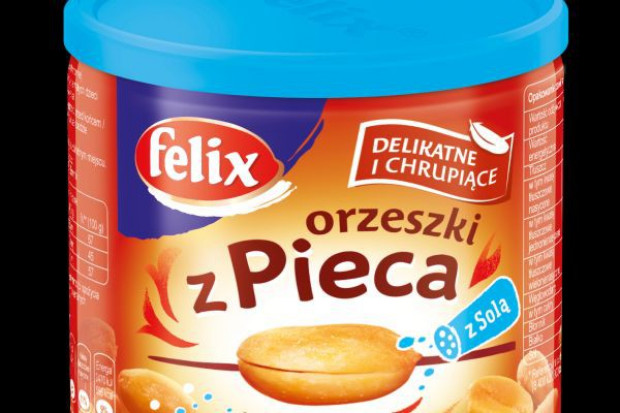fot. materiały prasowe Marka Felix wprowadza dwukrotnie prażone Orzeszki z pieca
