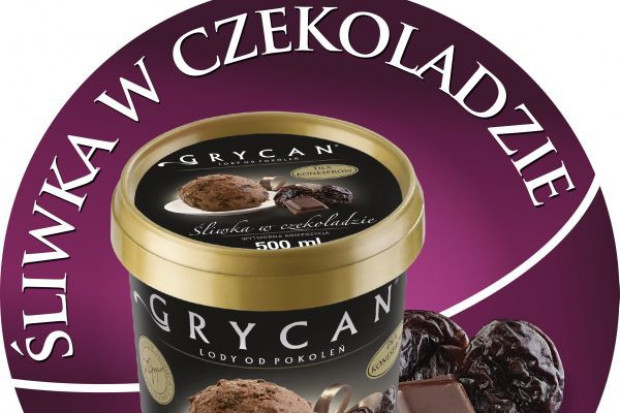fot. materiały prasowe / Grycan Lody Grycan Śliwka w Czekoladzie wchodzą do sprzedaży detalicznej