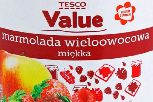 Marmolada wieloowocowa marki Tesco Value, fot. Tesco Tesco rozpoczęło promocję marki Tesco Value