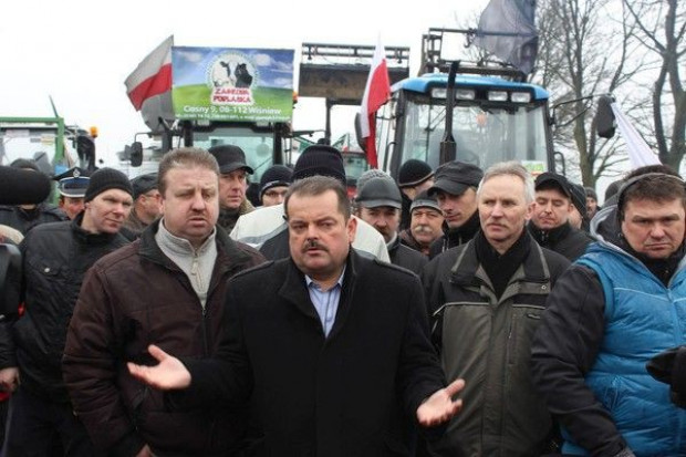 fot. za Farmer.pl Protestujący rolnicy nie chcą