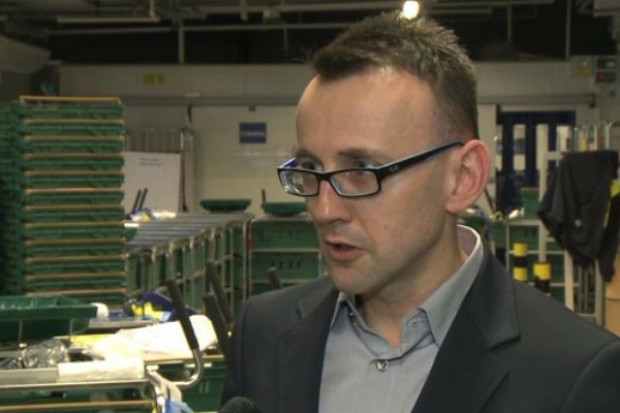 Mariusz Nowak z działu sprzedaży internetowej Tesco (fot. Newseria) Do 2018 r. wartość rynku e-grocery wzrośnie dwukrotnie