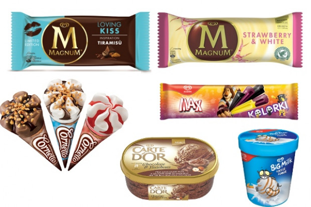 Nowe lody koncernu Unilever na sezon 2015 (fot. Unilever) Unilever zaprezentował ofertę Algidy na sezon 2015