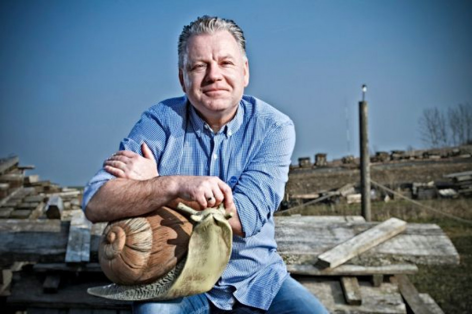 Grzegorz Skalmowski, właściciel Snails Garden (fot. Paweł Pawłowski, zelaznastudio.pl) Snails Garden rozwija sprzedaż ślimaków we Włoszech i Francji
