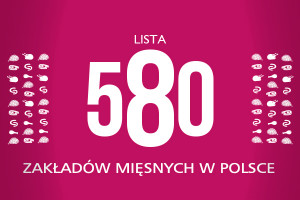 Lista 580 zakładów mięsnych w Polsce - edycja 2015