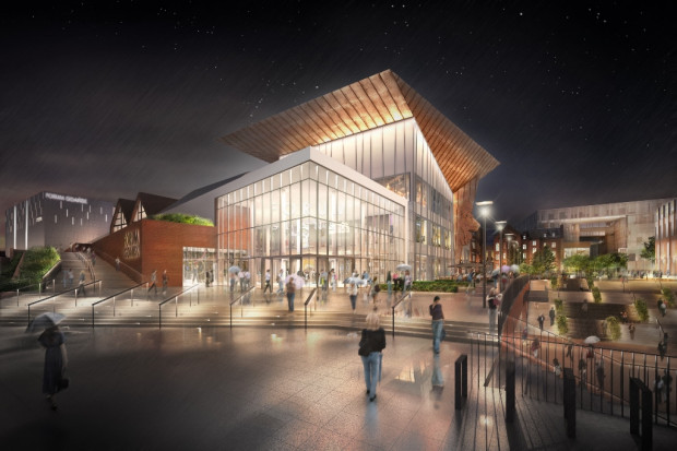 Wizualizacja kompleksu Forum Gdańsk. Fot. materiały prasowe Ruszyła budowa kompleksu Forum Gdańsk
