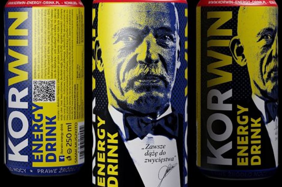 fot. za korwin-energy-drink.pl Napój Korwin Energy Drink zadebiutował na rynku (video)