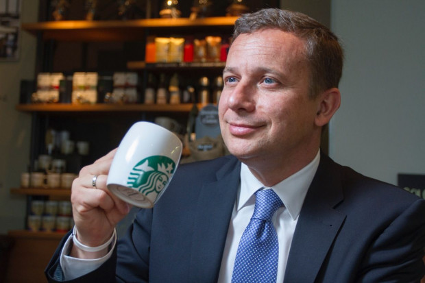 Adam Mularuk, Brand President marki Starbucks; fot. PTWP / ŻelaznaStudio Brand President Starbucks: Zwiększamy sprzedaż kaw ziarnistych