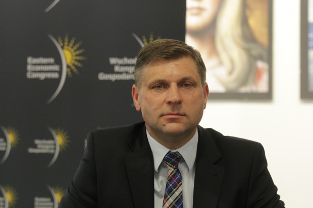 Krzysztof Borkowski, poseł Polskiego Stronnictwa Ludowego. Członek sejmowych komisji rolnictwa oraz gospodarki. Fot. Michał Oleksy Poseł PSL: Marże handlowe i tak są wysokie