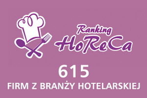 HoReCa w Polsce - lista 615 firm z branży hotelarskiej - edycja 2015