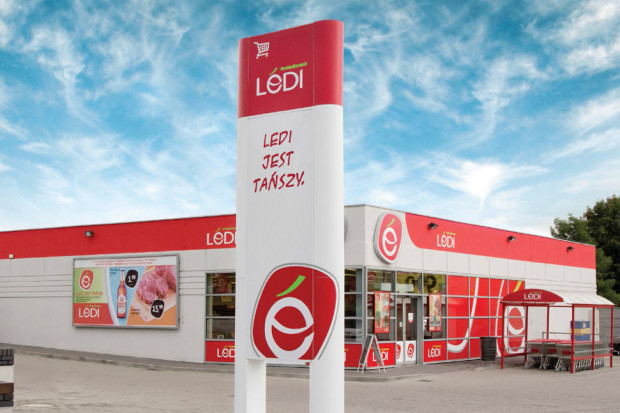 wizualizacja sklepy sieci Ledi; fot. materiały prasowe EKO Holding Zarząd EKO Holding postanowił przeorganizować sieć Ledi