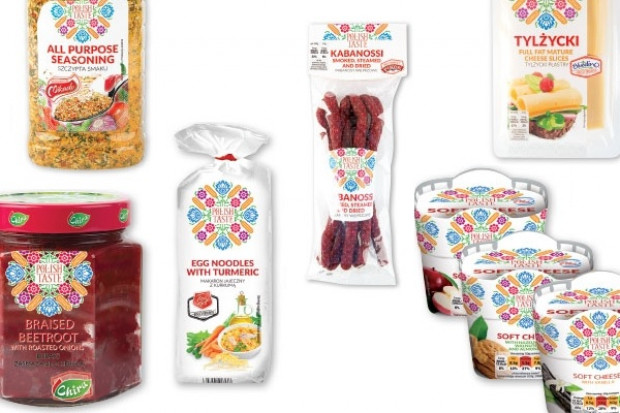 Niektóre produkty sprzedawane w ramach polskiego tygodnia w sklepach Lidl w Irlandii i Irlandii Północnej (fot. lidl.co.uk) Lidl promuje markę