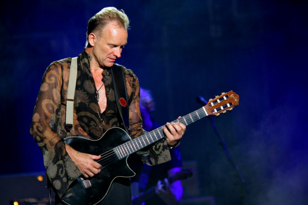 Sting podczas koncertu (fot. Yancho Sabev/Wikimedia Commons, na licencji CC BY-SA 3.0) Legendarny muzyk Sting produkuje żywność dla sieci delikatesowych