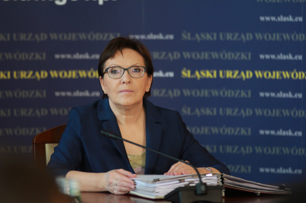 Ewa Kopacz, Prezes Rady Ministrów. Fot. Michał Oleksy Premier zapowiada pomoc dla hodowców bydła poszkodowanych przez suszę