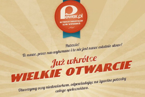 Pewex wróci jako sieć sklepokawiarni Pewex wróci na rynek jako sieć sklepokawiarni