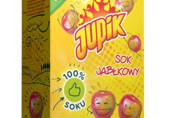 Jabłkowy sok NFC marki Jupik; fot. Hoop Polska Hoop Polska debiutuje na rynku soków NFC