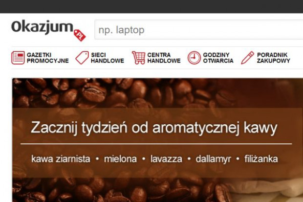 (źródło: okazjum.pl) Okazjum.pl przejęte przez Grupę Interia.pl