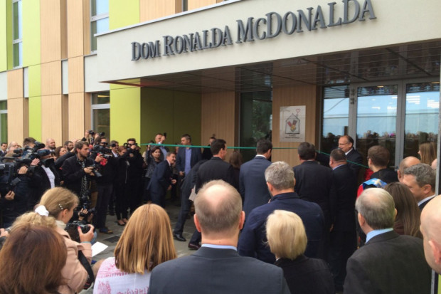 Dom Fundacji Ronalda McDonalda W Krakowie otwarto Dom Fundacji Ronalda McDonalda