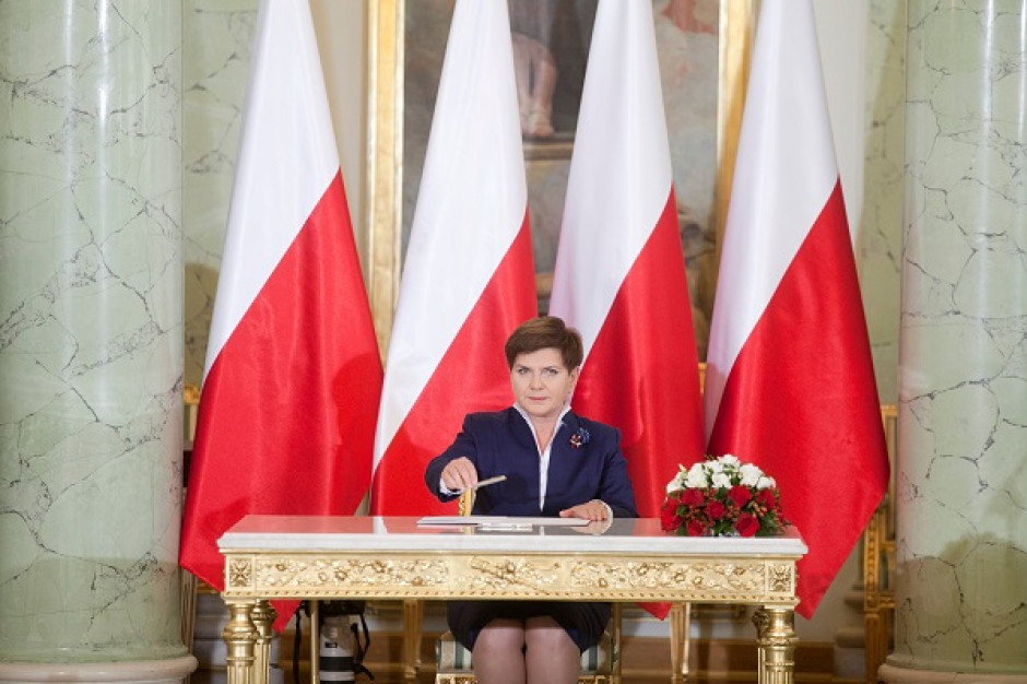 Premier Beata Szydło (fot. Paweł Pawłowski/zelaznastudio.pl) Beata Szydło w expose mówiła o rozwoju polskiej