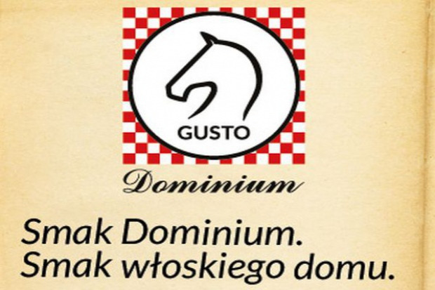 fot. materiały prasowe / Pizza Dominium (Gusto Dominium) Sieć Pizza Dominium zmienia nazwę na Gusto Dominium