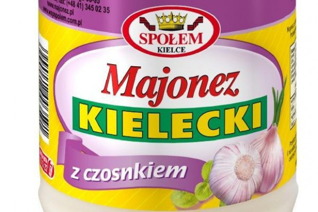 W butelkach Euro Squeeze będzie dostępny m.in. Majonez Kielecki. fot. mat. pras. Produkty WSP Społem w nowych butelkach Euro Squeeze