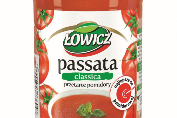 fot. materiały prasowe / Łowicz Passata Łowicz - nowość w pomidorowej ofercie marki